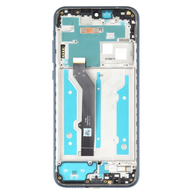 For Motorola Moto E (2020) XT2052DL Grade B LCD Screen and Digitizer Assembly + Frame Replacement Part (without Logo) - Blue