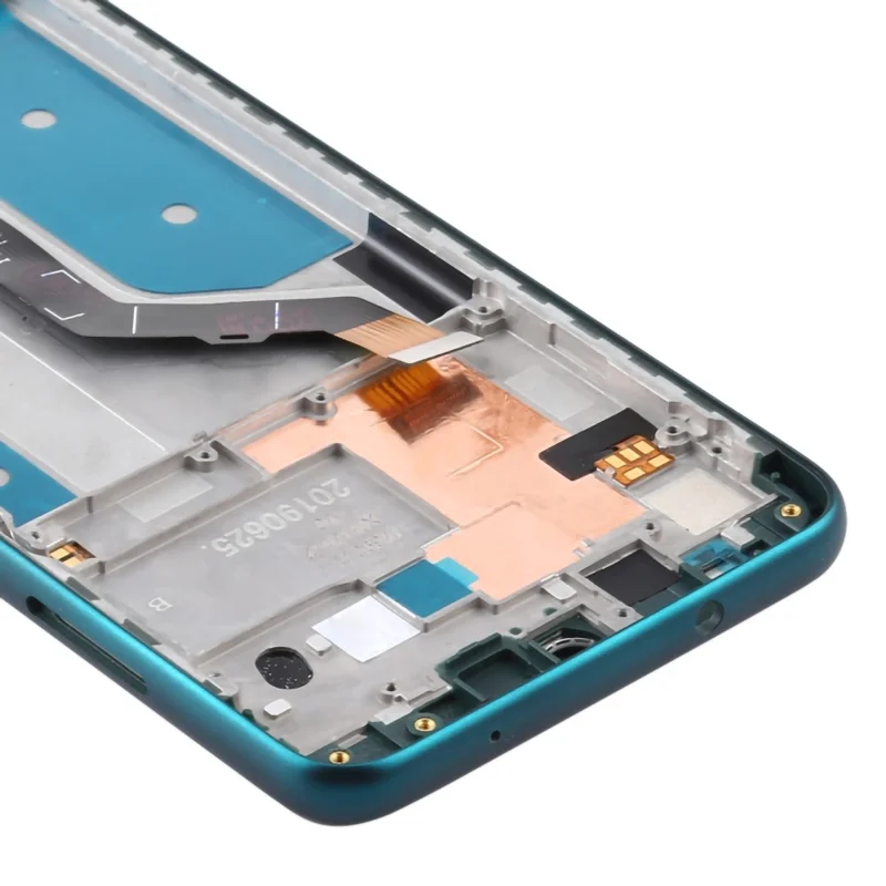 For Nokia 7.2 Grade S OEM LCD Screen and Digitizer Assembly + Frame Part - Green