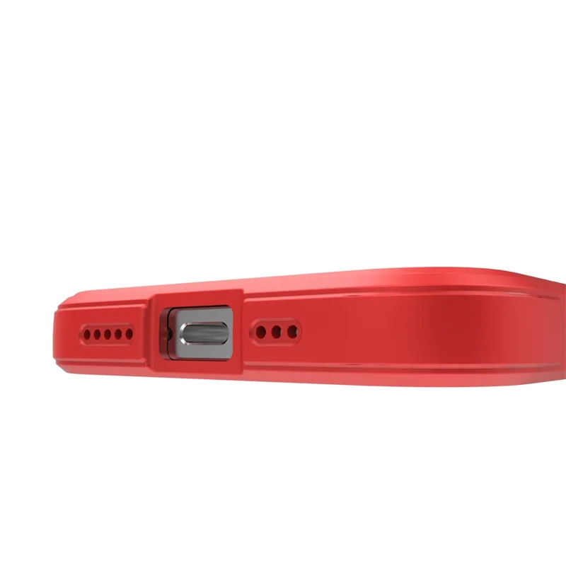 Obudowa TPU dla iPhone'a 14 6,1 cala, miękka, odporna na wstrząsy, ochronna obudowa na telefon komórkowy - czerwona