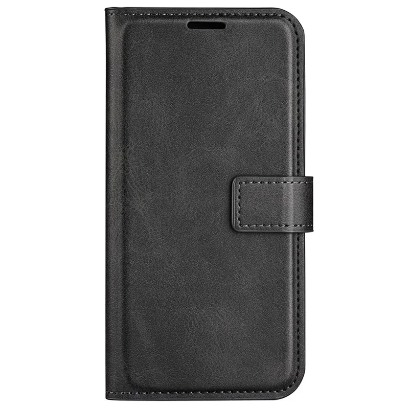 For Honor 70 5G PU Leather Stand Wallet Feature Magnetic Case Square Wear-resistant TPU Flip Book Cover - Black