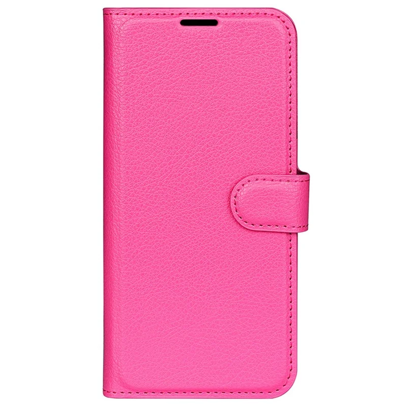 For Honor 70 5G Litchi Texture Wallet Case PU Leather Stand Shockproof TPU Inner Shell Flip Folio Cover - Rose