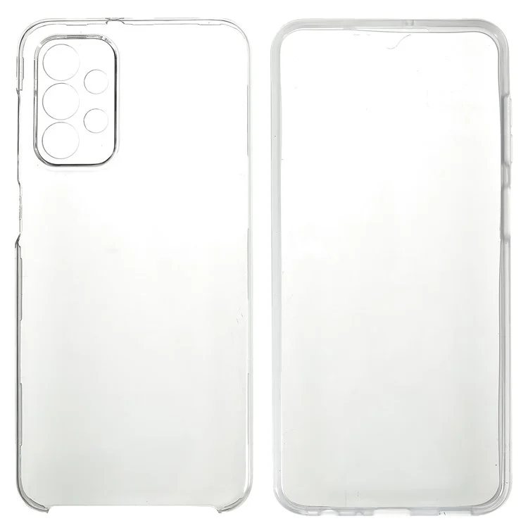 Para Samsung Galaxy A23 5G (Versão Global) / 4G PET + TPU + Capa Híbrida de Acrílico de Proteção Total Destacável 2 em 1
