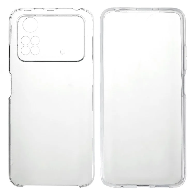Per Xiaomi Poco M4 Pro 4G Pet Copertura Anteriore + TPU + Custodia Per Telefono Acrilico Protezione All-inclusive Staccabile 2 in 1 Shell