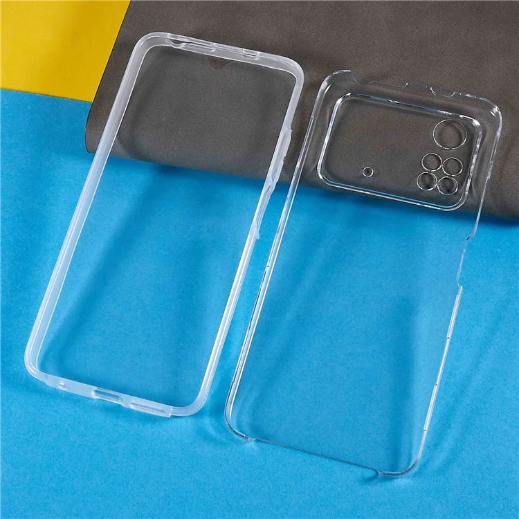 Per Xiaomi Poco M4 Pro 4G Pet Copertura Anteriore + TPU + Custodia Per Telefono Acrilico Protezione All-inclusive Staccabile 2 in 1 Shell