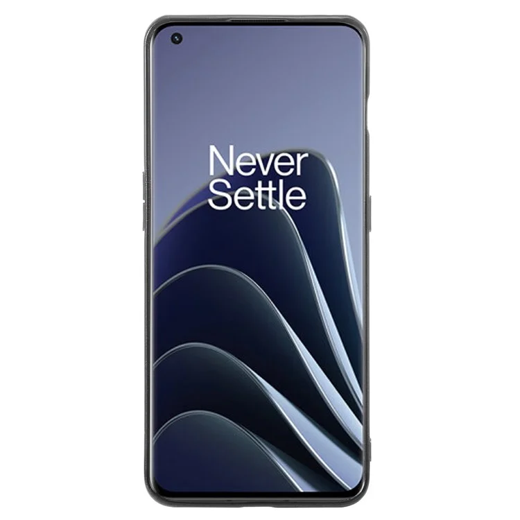 Glittery Phone Case for OnePlus 10 Pro 5G, Ani-drop Electroplating TPU Frame Hard PC Back Cover - Black