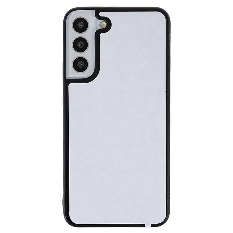 For Samsung Galaxy S22+ 5G PC+ TPU Edge Phone Case with Aluminum Sheet, Phone Cover Supports Heat Transfer Printing