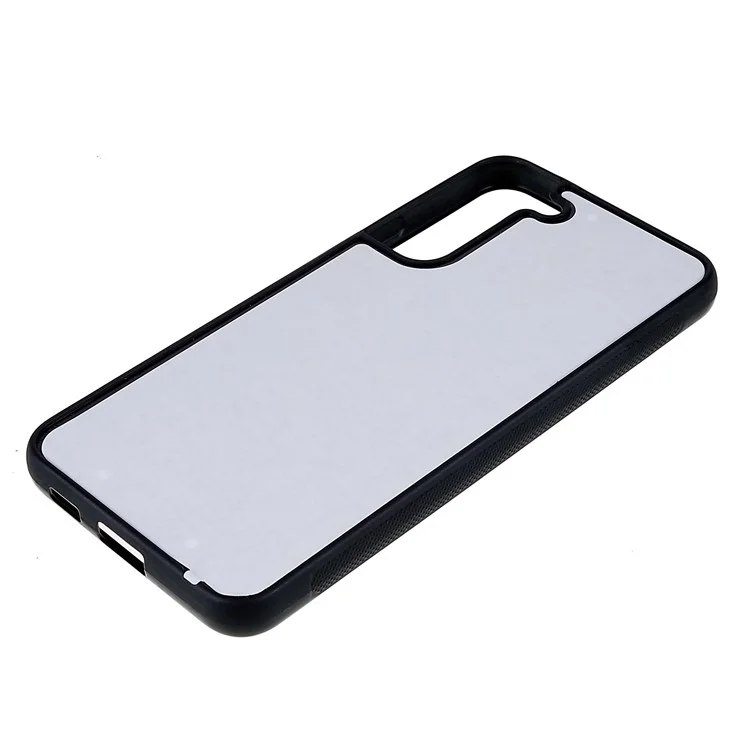 For Samsung Galaxy S22+ 5G PC+ TPU Edge Phone Case with Aluminum Sheet, Phone Cover Supports Heat Transfer Printing