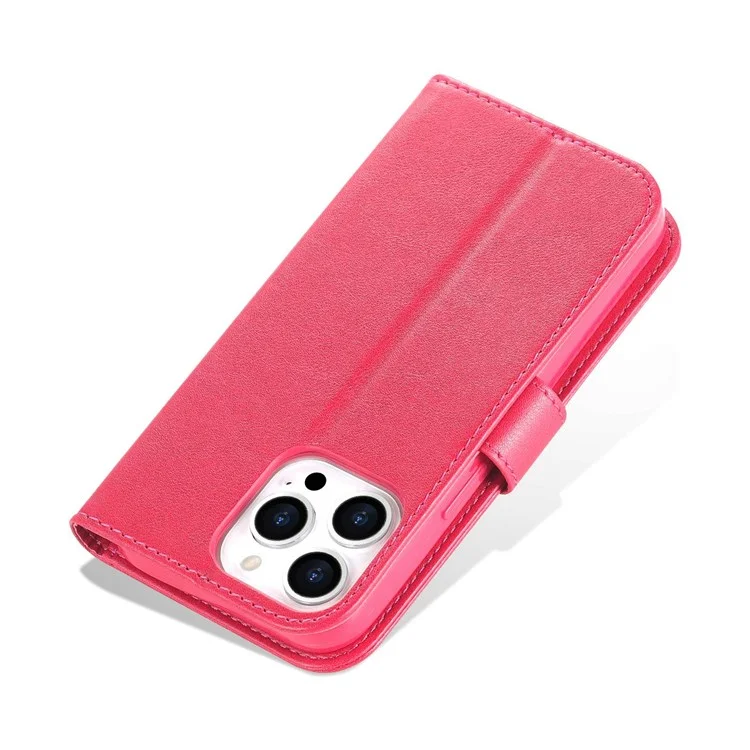 Azns Flip Wallet Case Для Iphone 14 Pro 6,1 Дюйма Shock -reseach - Красный