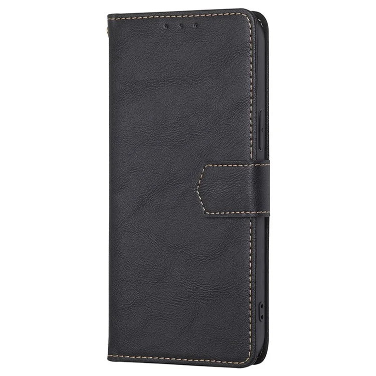Pour TCL 30 Z T602DL Étui folio en cuir PU résistant à l'eau avec protection RFID, support et coque intérieure en TPU antichoc - Noir