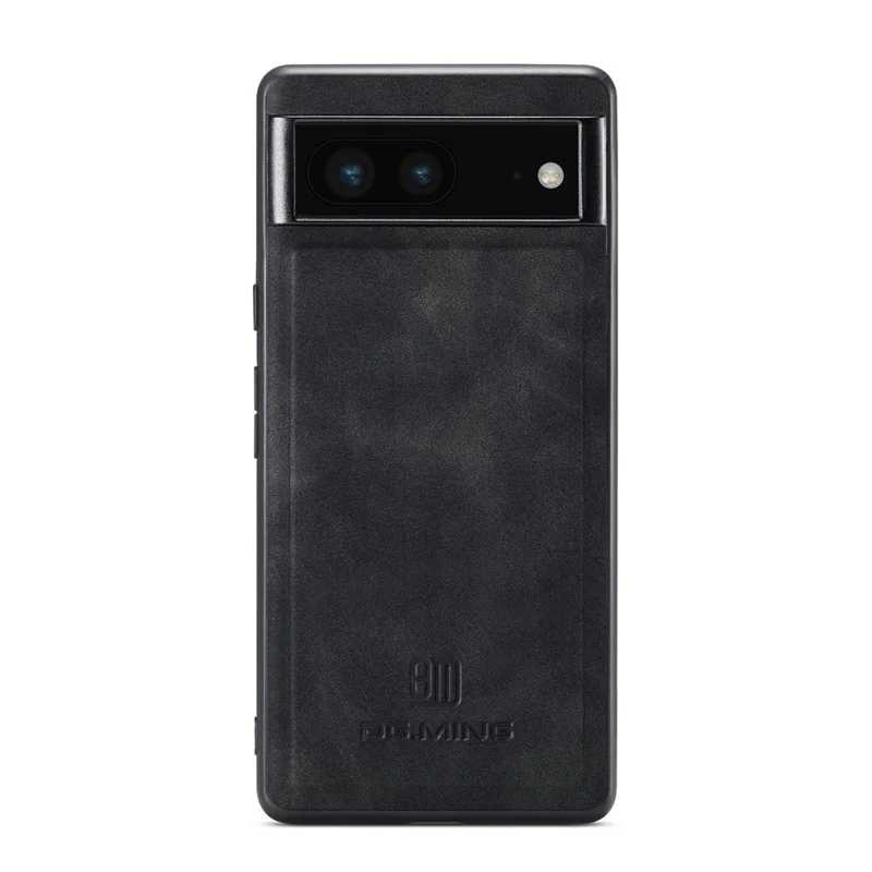 DG.MING M1 Series For Google Pixel 7 5G Magnetic 2-in-1 Wallet PC+TPU+PU Leather Phone Protective Case - Black