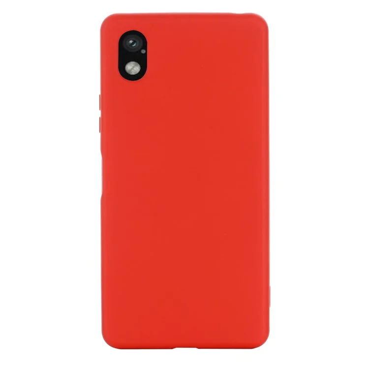 Для Sony Xperia Ace III Shock-resean Soft Liquid Silicone Chace Case-устойчивый - Красный