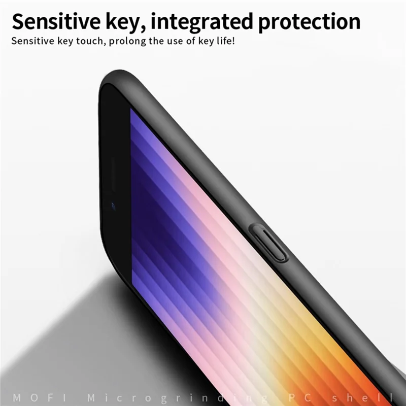 MOFI JK PC ​​series-1 Shield Para Iphone 7/8 4.7inch/SE (2020)/(2022) Proteção do Telefone Anti-queda da Caixa do Telefone PC Dura Para PC - Preto