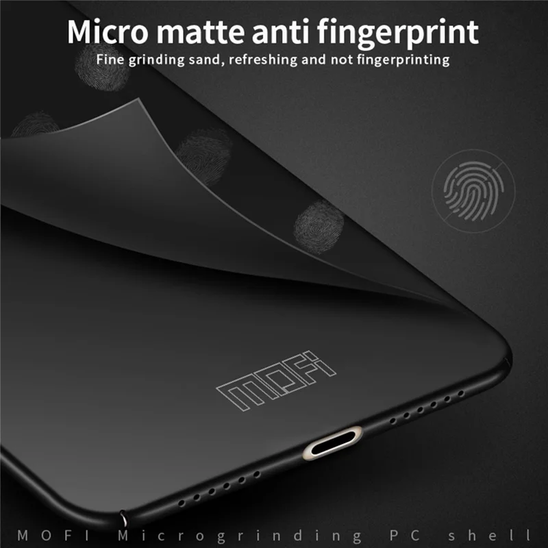 MOFI JK PC ​​series-1 Shield Para Iphone 7/8 4.7inch/SE (2020)/(2022) Proteção do Telefone Anti-queda da Caixa do Telefone PC Dura Para PC - Preto