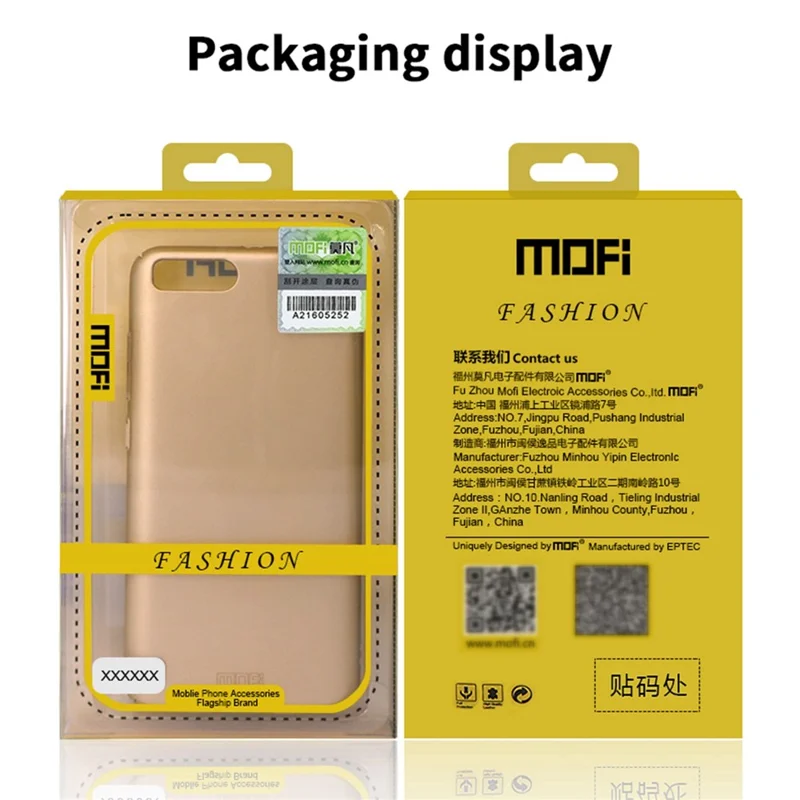 MOFI JK PC Series-1 Shield for iPhone 14 Pro Max Anti-drop Phone Case Hard PC Matte Ultra Slim Mobile Phone Cover with Strap - Gold