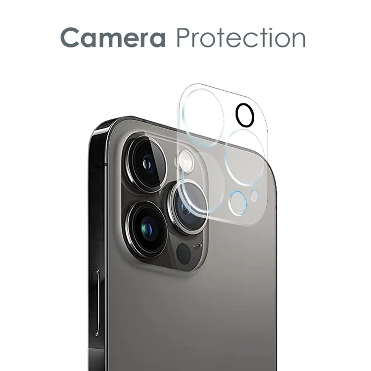 NORTHJO For iPhone 12 Pro 6.1 inch Tempered Glass Screen Protector Back Camera Lens Cover Soft TPU Phone Case