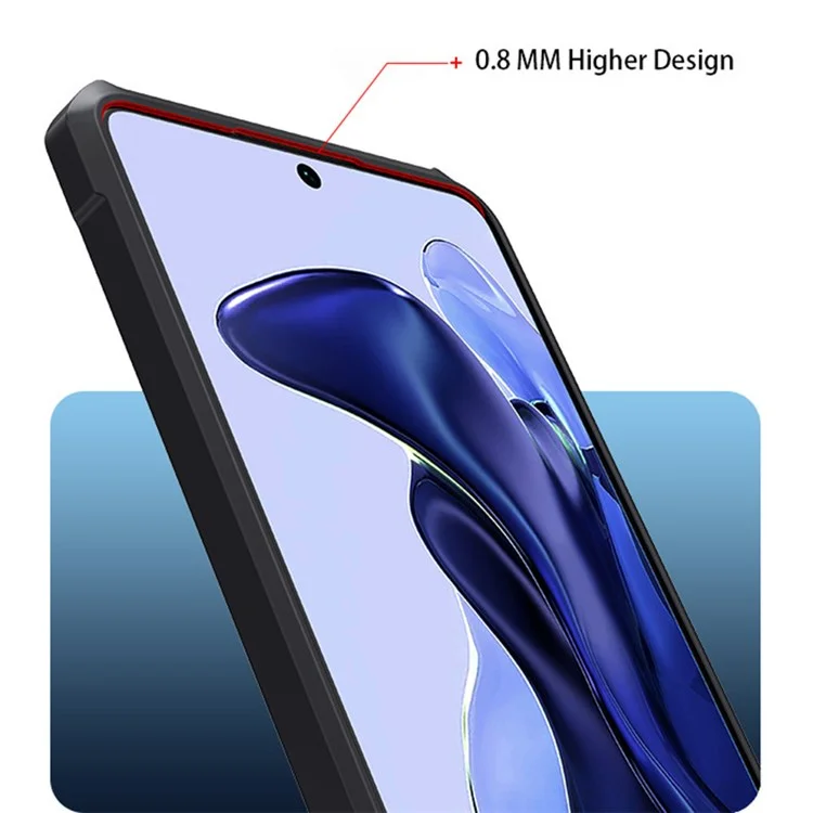 XUNDD For Xiaomi 11T 5G/11T Pro 5G Acrylic + TPU Airbag Phone Case Precise Cutout Camera Protection Cover