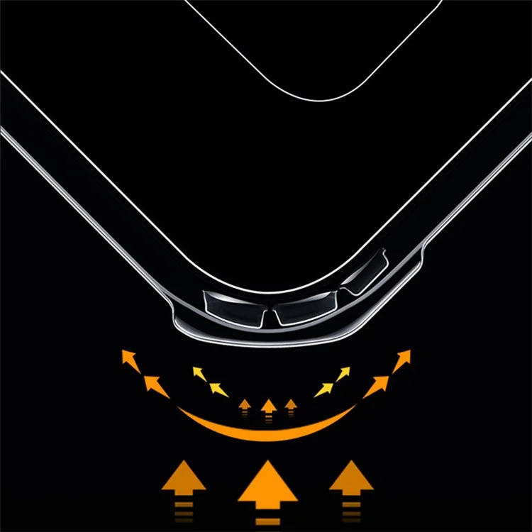 XUNDD pour Asus ROG Phone 5/5s Coque de téléphone anti-chute Renfort des quatre coins Couverture arrière en acrylique + coque de protection TPU - Noir