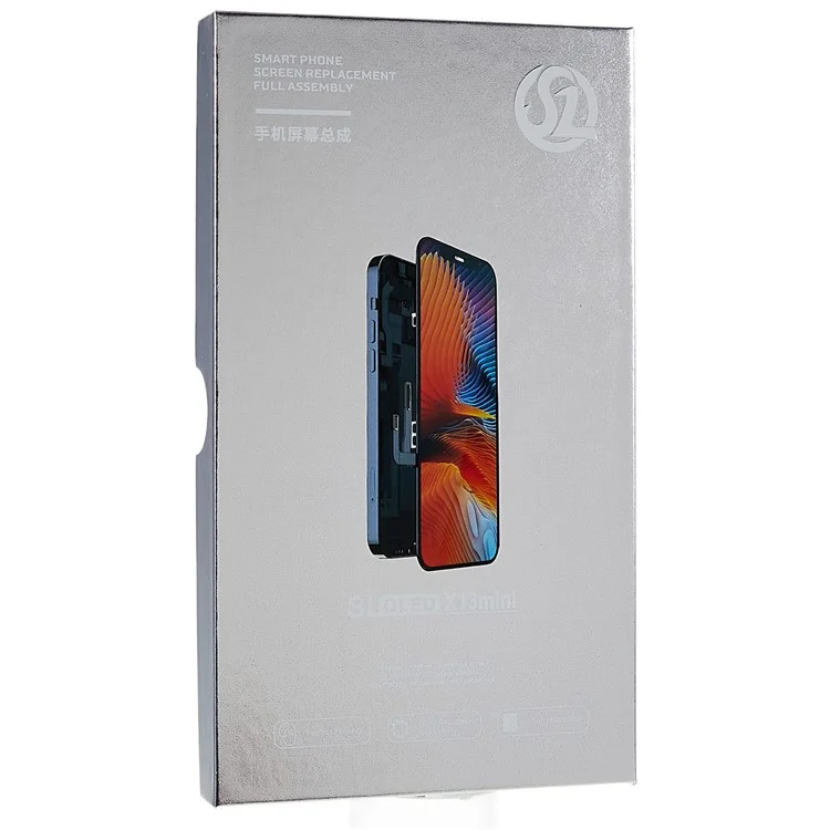 Pour iPhone 13 mini 5.4 pouces Pièce de rechange d'écran OLED et de panneau tactile de qualité C (Technologie OLED SL) (sans logo)