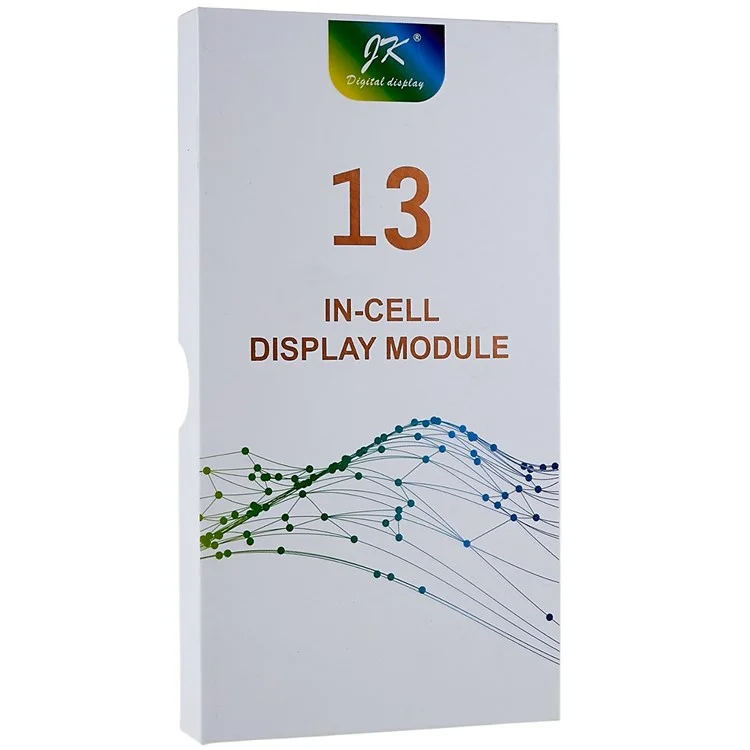 Pour iPhone 13 6.1 pouces Écran LCD et ensemble de numériseur de remplacement de qualité C (Fabrication JK In-Cell Hard Screen) (sans logo)