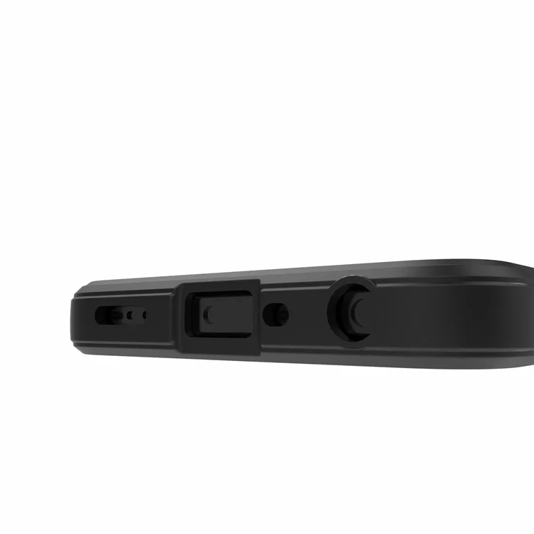 Per Oppo A57 4G / A57s 4G Custodia protettiva per telefono in TPU con design robusto Anti-graffio - Nero
