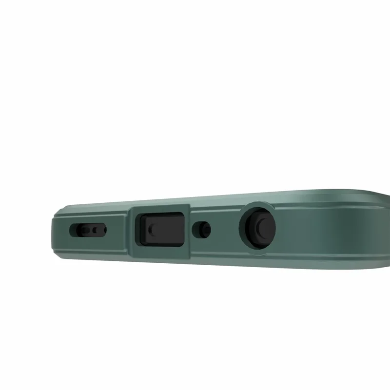 Robuste TPU-Handyhülle für Oppo A57 4G / A57s 4G, kratzfeste Rückseite mit Anti-Rutsch-Griff – Grün