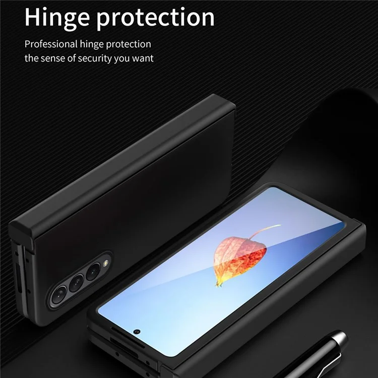 Pour Samsung Galaxy Z Fold4 5G Tock Iprock Iprock Antrack Hard PC Court de Téléphone de Téléphone - Transparent