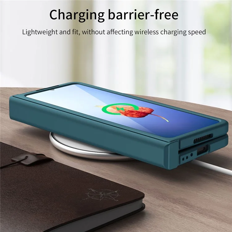 Pour Samsung Galaxy Z Fold4 5G Tock Iprock Iprock Antrack Hard PC Court de Téléphone de Téléphone - Transparent