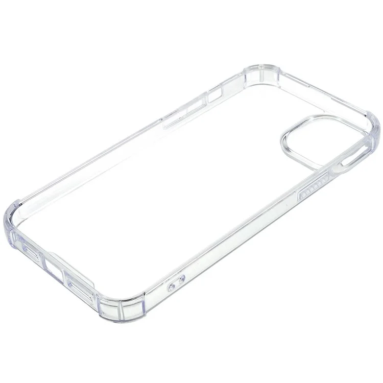 Pour Iphone 14 6,1 Pouces Case de Téléphone Anti-poussière Clear Acrylique Dur + Tpu Double Protection Couverture de Téléphone Mobile