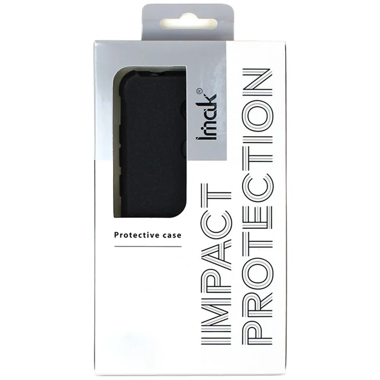 IMAK Pour Xiaomi Redmi Note 11T Pro 5G / Note 11T Pro+ 5G / Poco X4 GT 5G / Redmi K50i 5G Matte TPU Housse de téléphone Anti-chute Pochette de protection avec protecteur d'écran - Noir