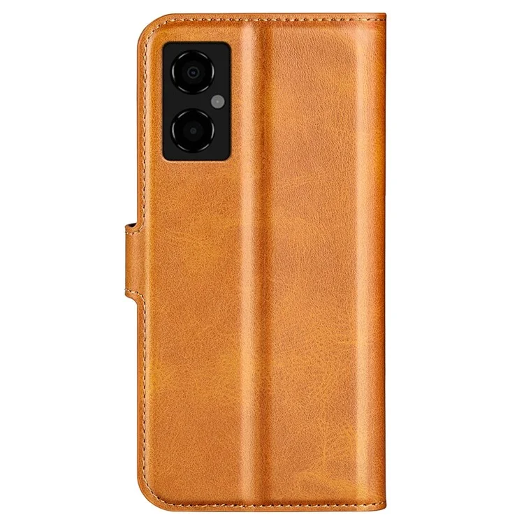 Per Xiaomi Poco M4 5G Tecerod Pheelt Telet Telet Case Stand Squan Magnetic Follio Flip Cover - Giallo