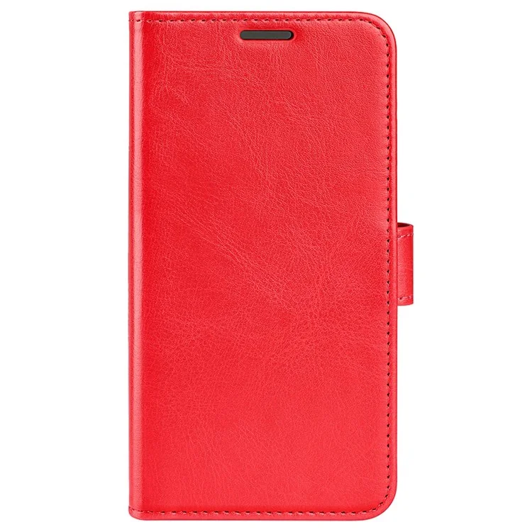 Crazy Horse Texture Cope Phone Для Motorola Moto G62 5G, Подставка Для Кошелька PU - Красный