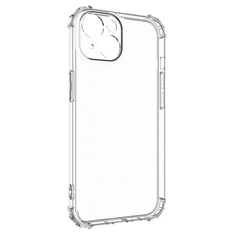 For iPhone 14 6.1 inch Shockproof Impact-resistant Clear Mobile Phone TPU Case Phone Cover