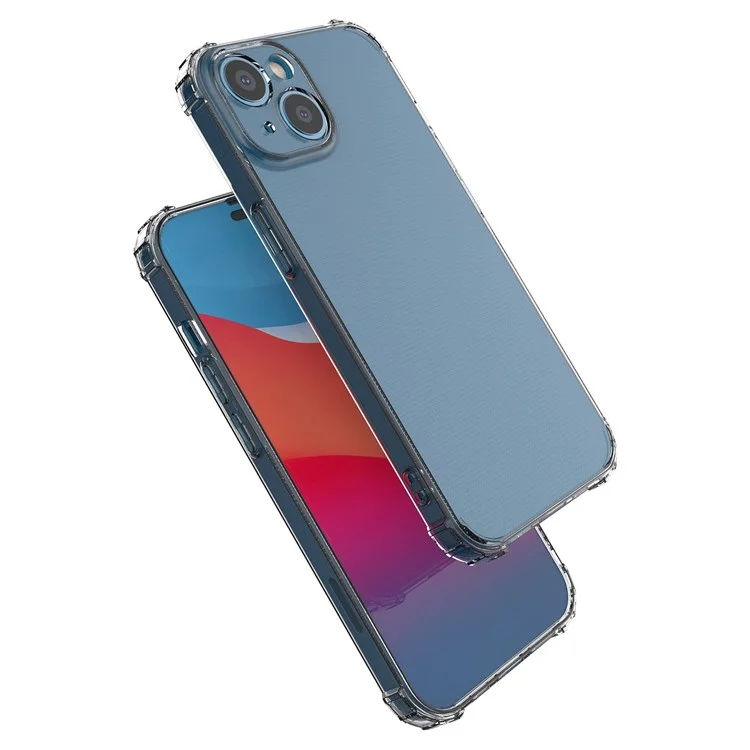For iPhone 14 6.1 inch Shockproof Impact-resistant Clear Mobile Phone TPU Case Phone Cover