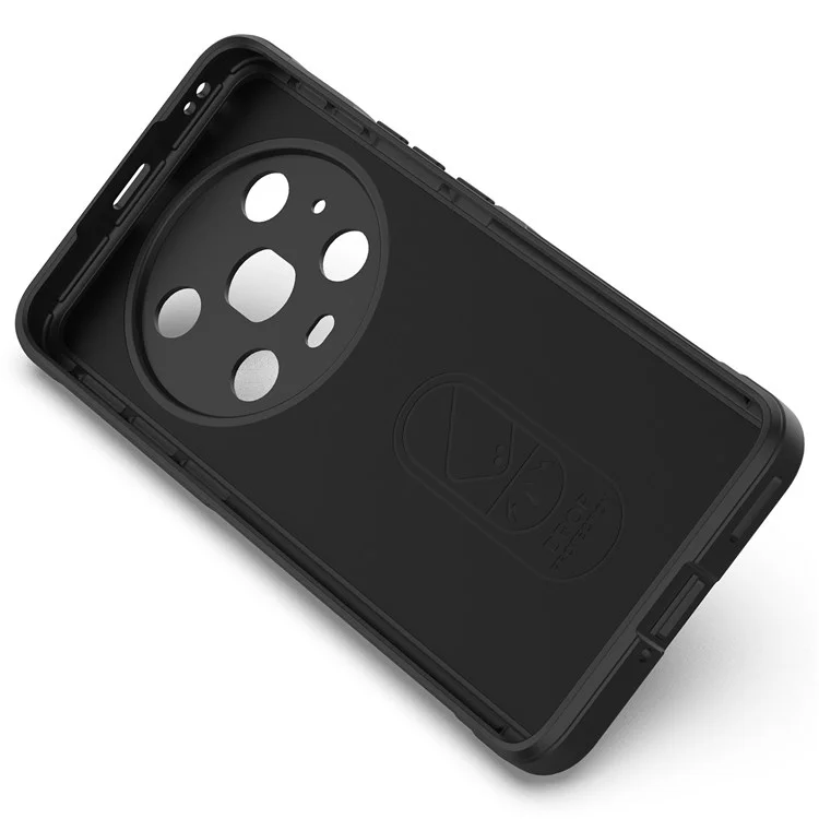For Honor Magic4 Pro 5G Anti-drop Flexible TPU Telefon Schutzhülle Anti-Kratzer Smartphone Rückabdeckung - Schwarz