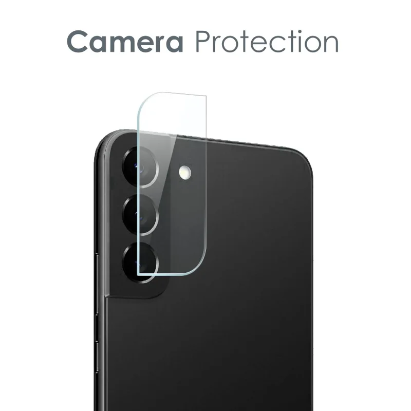 NORTHJO For Samsung Galaxy S22+ 5G Lightweight Anti-drop Soft TPU Phone Case with Anti-wear Tempered Glass Screen Protector and Back Camera Lens Cover