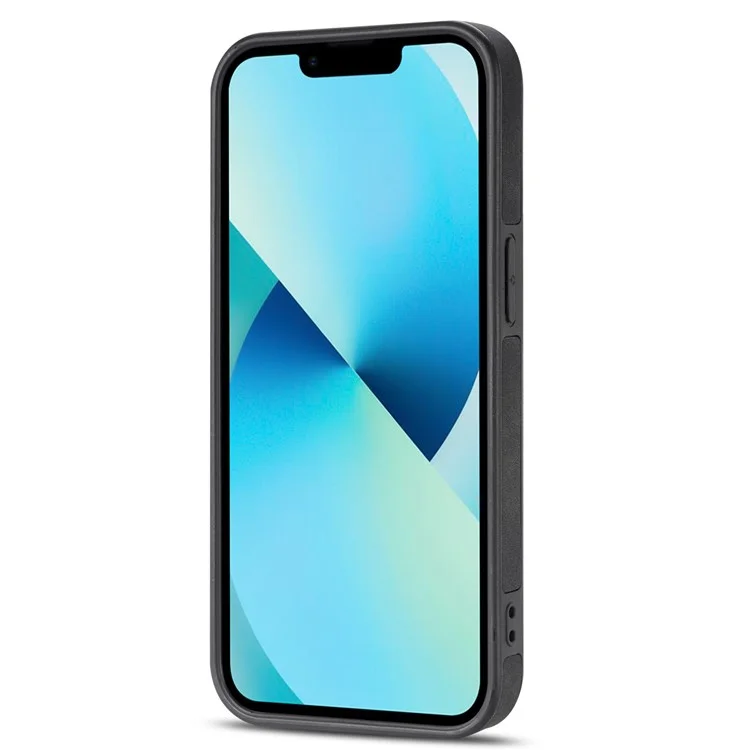 Anti-drop Handytasche für iPhone 14 Pro Max 6,7 Zoll, PU-Leder beschichtete TPU-Rückseite mit Reißverschlusstasche, Kartenfach und Ständer - Schwarz