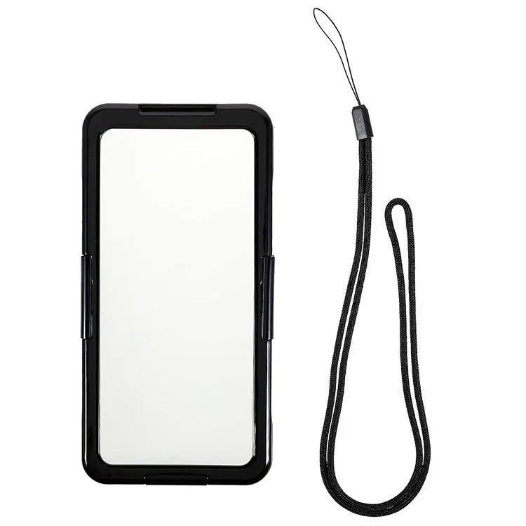 167.4x81x10.7mm Universal 7 inch Mobile Phone IP68 3m Waterproof Anti-drop Anti-scratch Cover Cellphone Underwater Protective Case - Black