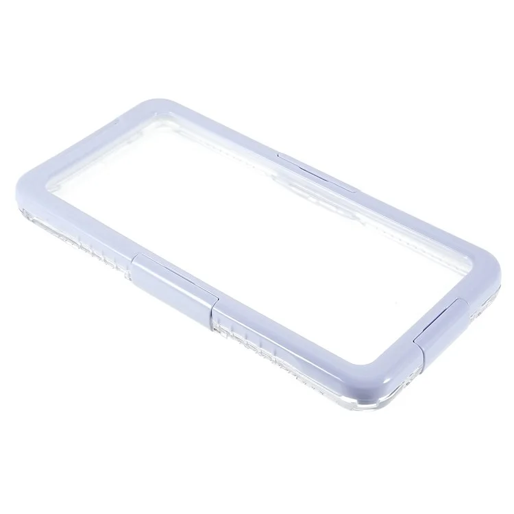 163.5x76x9mm 6.7 inch Universal IP68 3m Waterproof Drop-proof Phone Cover Underwater Photography Cellphone Protective Case - White