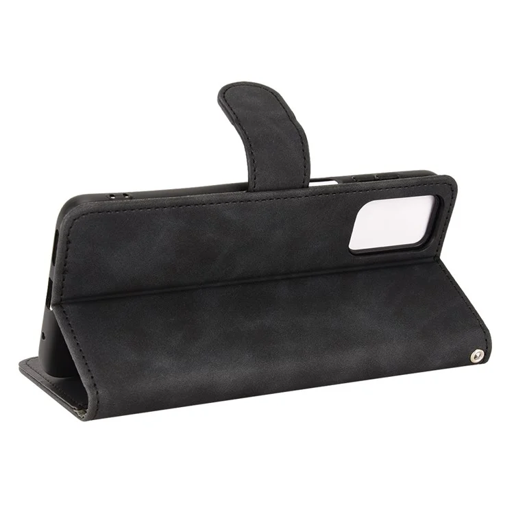 Für Motorola Moto G42 4G PU Leder Flip Case Ständer Verfügt - Schwarz