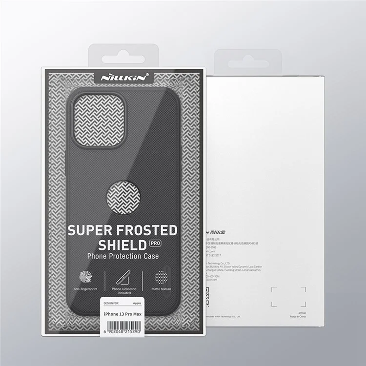 Nillkin Super Shield Shield Pro Phone Case Per Iphone 13 Pro Max 6,7 Pollici, Copertina Per PC Duro a Prova di Goccia (design a Vuoto Per Logo)