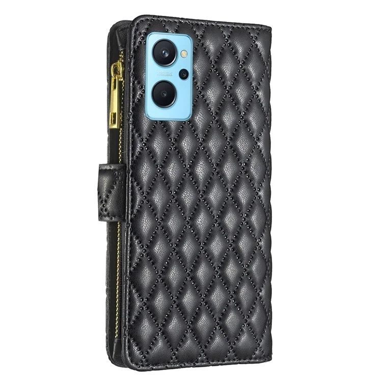 Color Binfen Para Oppo A76 4G / A36 4G / K10 4G / A96 4G / Realme 9i bf Estilo-15 Caja de Teléfono Protectora - Negro
