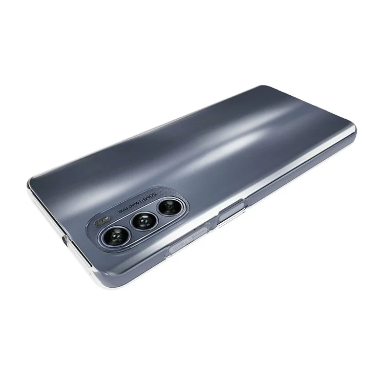 10 Stück / Packung für Motorola Moto G62 5G transparentes TPU-Handyhülle, präzise Ausschnitte, innenfreie Wassermarkierung, Handyhülle