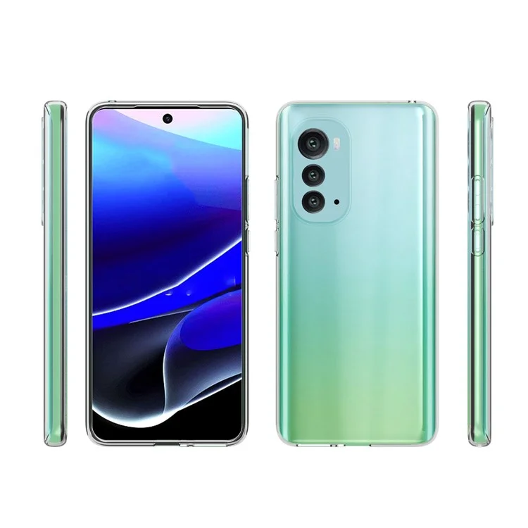 10pcs / Emballage Pour Motorola Moto Edge 2022 Étui de Téléphone TPU Transparent Résistant Aux Goutters