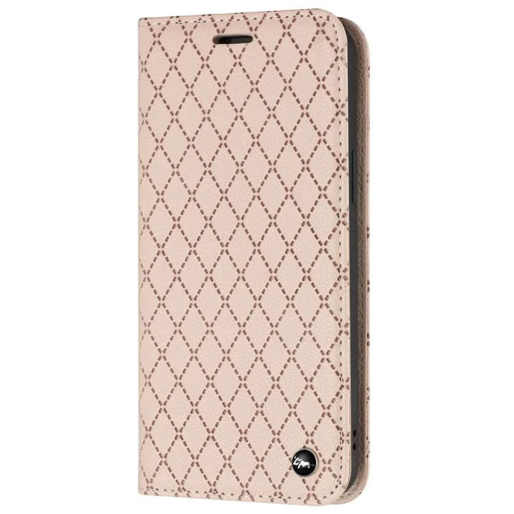 Per Xiaomi Poco X4 Pro 5G Anti-fall Litchi Texture Phone Porthert Stand Con Motivo RFID Blocking Protective Case - Giallo