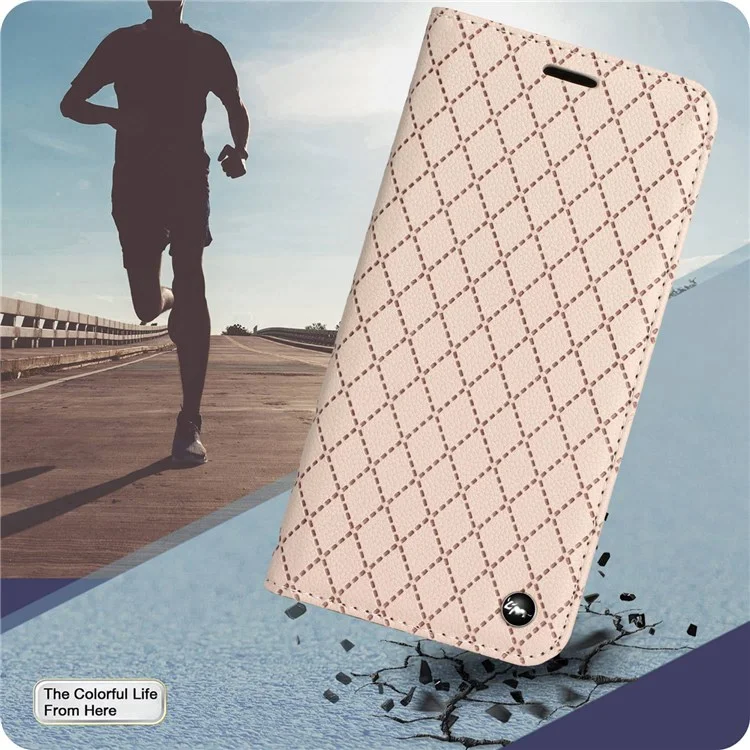 Per Xiaomi Poco X4 Pro 5G Anti-fall Litchi Texture Phone Porthert Stand Con Motivo RFID Blocking Protective Case - Giallo