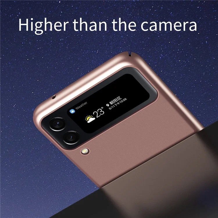 For Samsung Galaxy Z Flip4 5G Skin-Touch Feeling Ultra-Slim Anti-Fingerprint Matte Electroplating Hard PC Phone Case Cover - Midnight Green