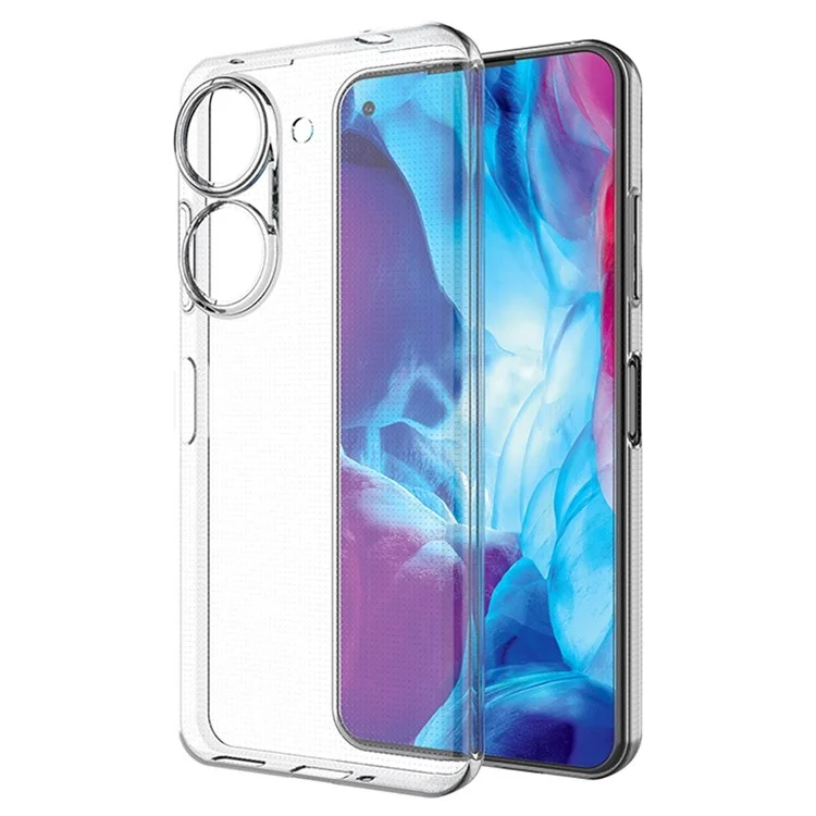 Für Asus Zenfone 9 5G Super Clear TPU Phone Case Ultra-dünne Anti-staub-telefonschutzschale