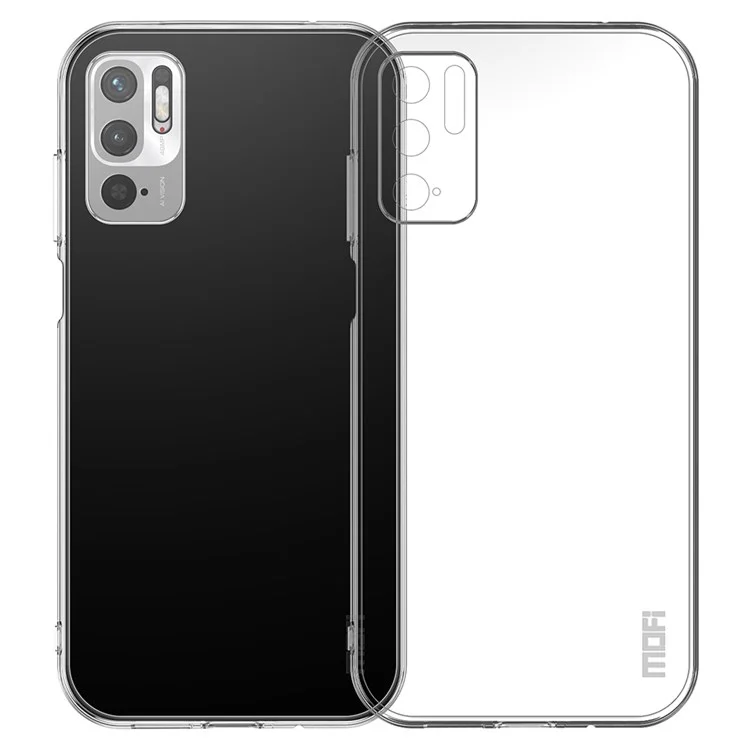 MOFI Phone Case Bag For Xiaomi Redmi Note 10 5G / Redmi Note 10T 5G / Poco M3 Pro 5G / 4G, Soft TPU Transparent Anti-fall Shockproof Phone Shell