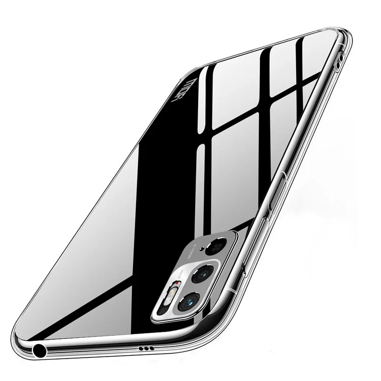 MOFI Phone Case Bag For Xiaomi Redmi Note 10 5G / Redmi Note 10T 5G / Poco M3 Pro 5G / 4G, Soft TPU Transparent Anti-fall Shockproof Phone Shell