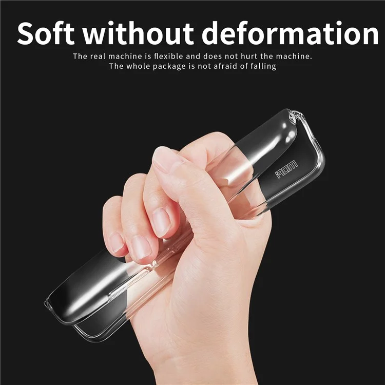 MOFI Phone Case Bag For Xiaomi Redmi Note 10 5G / Redmi Note 10T 5G / Poco M3 Pro 5G / 4G, Soft TPU Transparent Anti-fall Shockproof Phone Shell